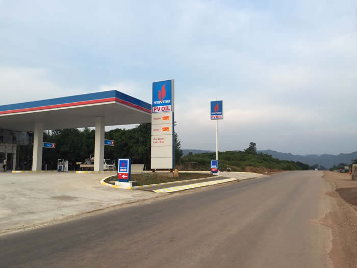 Hệ thống cửa hàng Xăng dầu PV Oil
